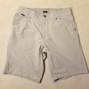 Kuhl Mens 32 Light Gray Polyester Shorts